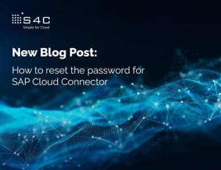 How to reset the password for SAP Cloud Connector